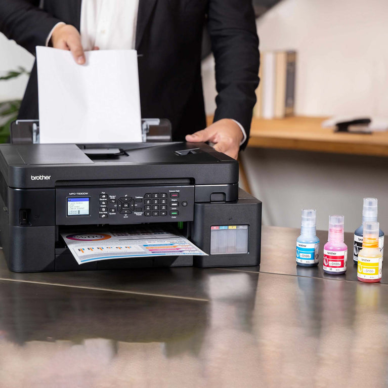 Brother MFC-T930DW Tank Series Color Inkjet All-in-One Printer with Wireless Connectivity and Duplex Printing