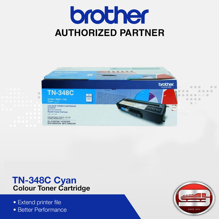 Brother Toner & Drum TN348C Cyan