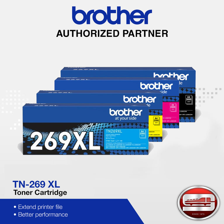 Brother TN-269XL Cyan Magenta Yellow Black Original Colour Toner Cartridge