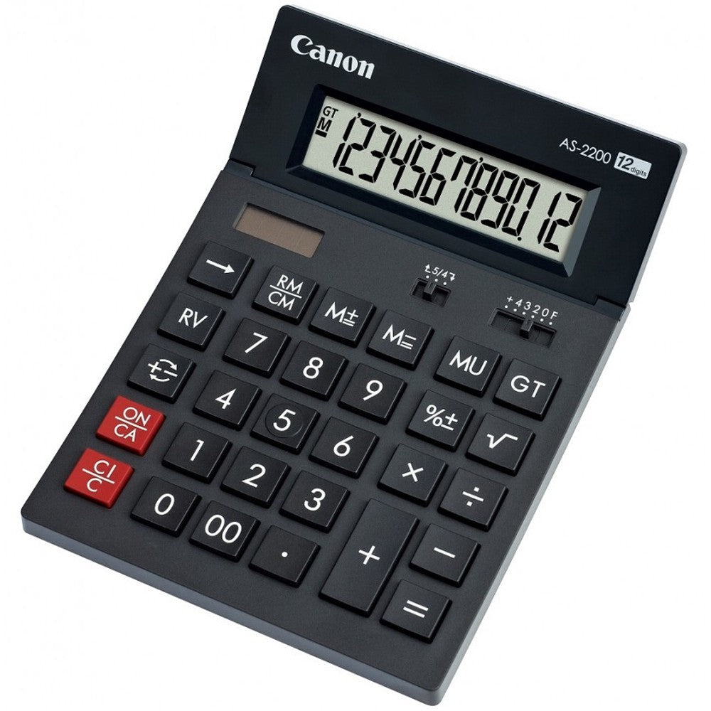 Canon AS-2200 12-digits Arc Design Desktop Calculator