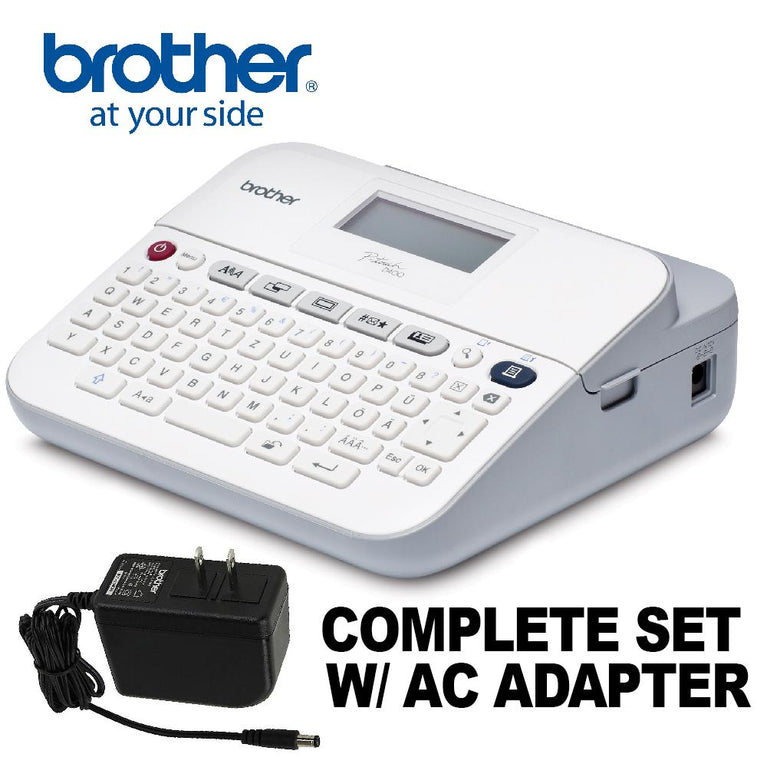 Brother PT D400AD Easy-to-use Label Maker with Free Brother TZE Tape