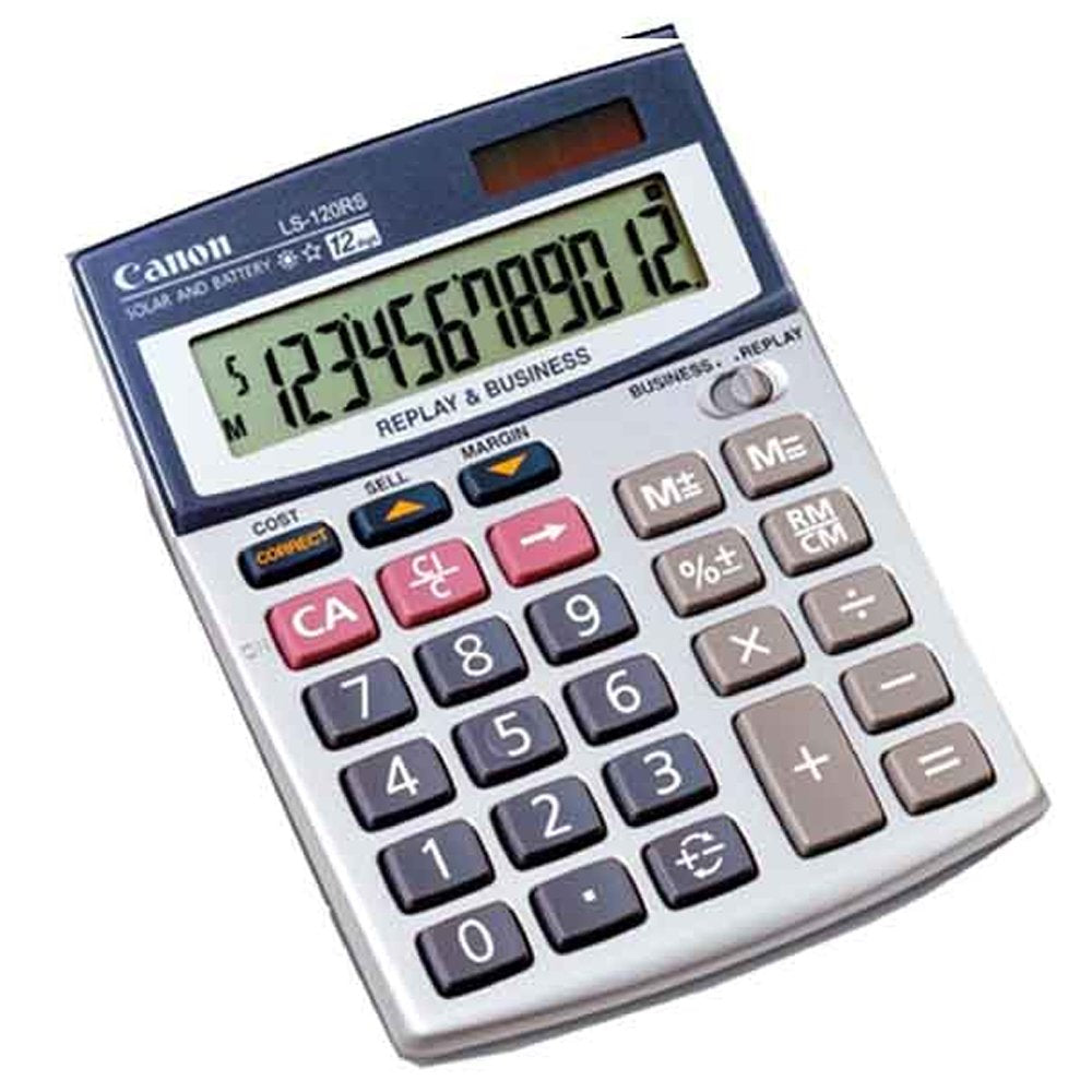 Canon LS-120RS-S Desktop Calculator (12 digits)