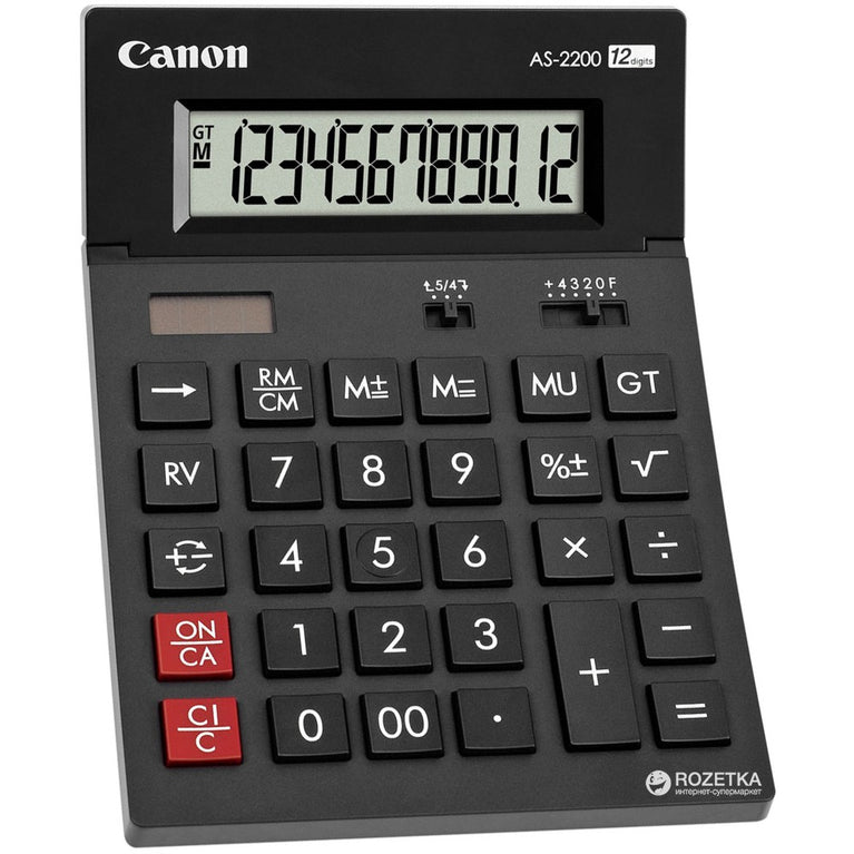 Canon AS-2200 12-digits Arc Design Desktop Calculator