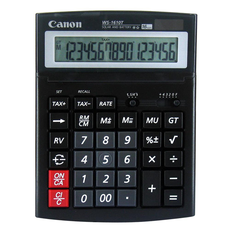 Canon WS-1610T Desktop Calculator (16 digits)