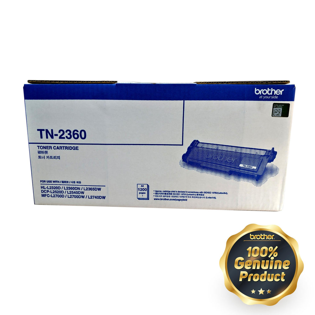 Brother TN-2360 Toner for HL-L2365DW, DCP-L2540DW, MFC-L2740DW / 1200 pages