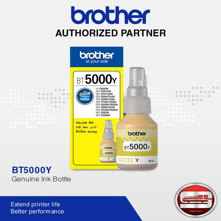 Brother Genuine Set of Ink BT5000 C/M/Y (Cyan, Magenta, Yellow)