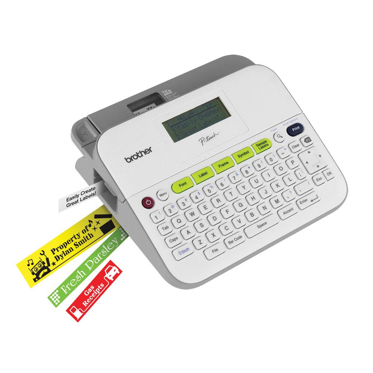 Brother PT D400AD Easy-to-use Label Maker with Free Brother TZE Tape