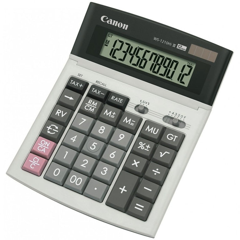 Canon WS-1210Hi III Desktop Calculator 12 Digits