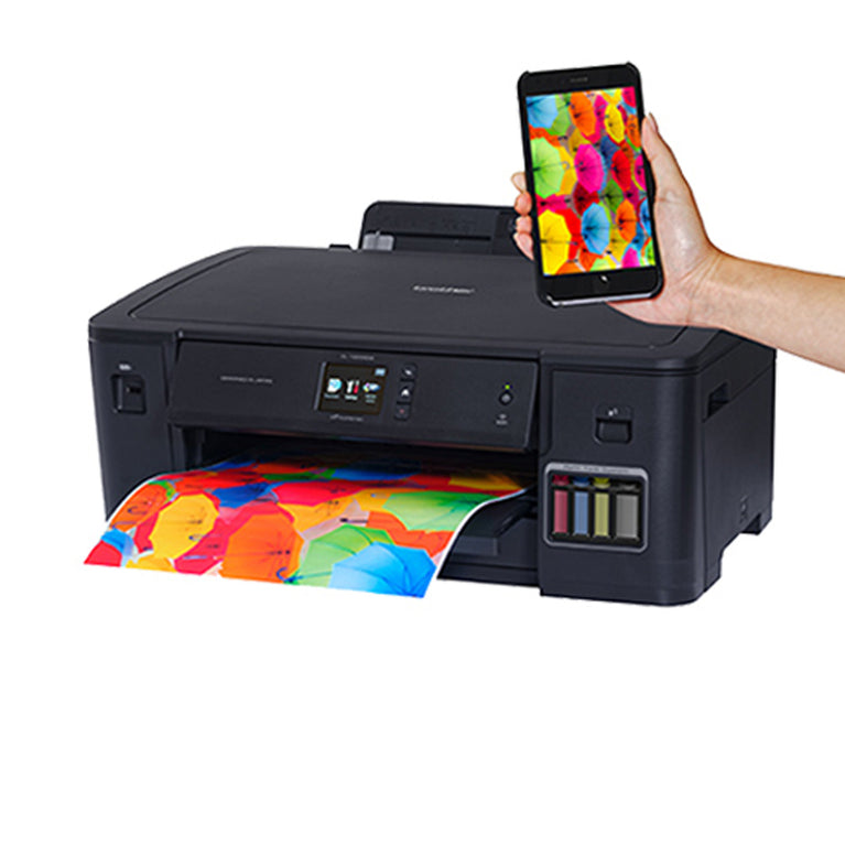 Brother HL-T4000DW A3 Refill Ink Tank Printer with Wireless & Ethernet Connectivity, Automatic 2-sided Color Print, Professionally Designed for Fast Print Speeds, Low Cost High Photo Quality with Ultra High Yield Ink Bottles, Wi-Fi Direct, Mobile & USB Pr