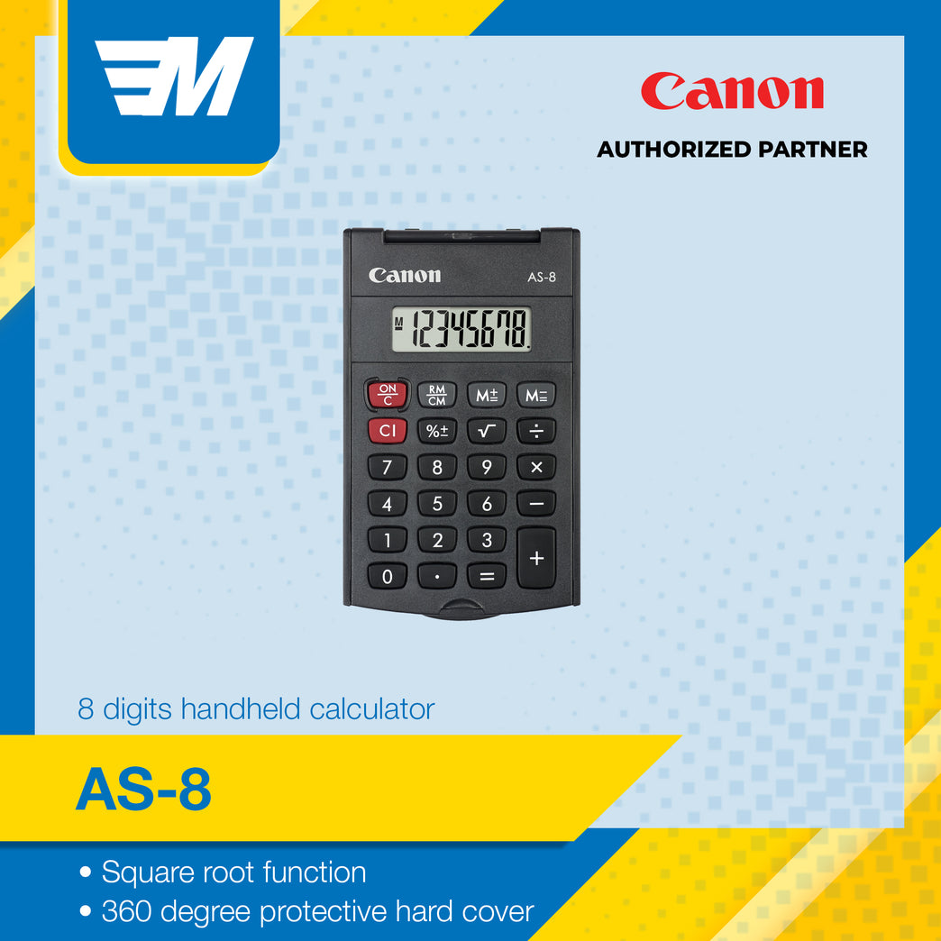 Canon AS-8 Handheld Calculator