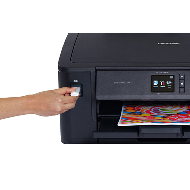 Brother HL-T4000DW A3 Refill Ink Tank Printer with Wireless & Ethernet Connectivity, Automatic 2-sided Color Print, Professionally Designed for Fast Print Speeds, Low Cost High Photo Quality with Ultra High Yield Ink Bottles, Wi-Fi Direct, Mobile & USB Pr