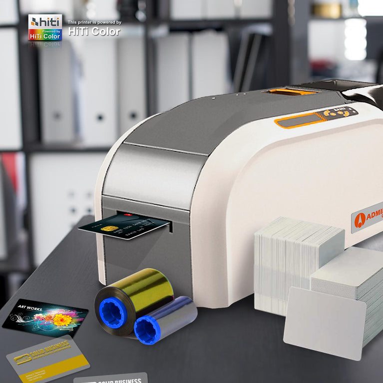 Admiral CP-1000 SINGLE SIDED Instant Card Printer for ATM, School ID’s and Loyalty Card