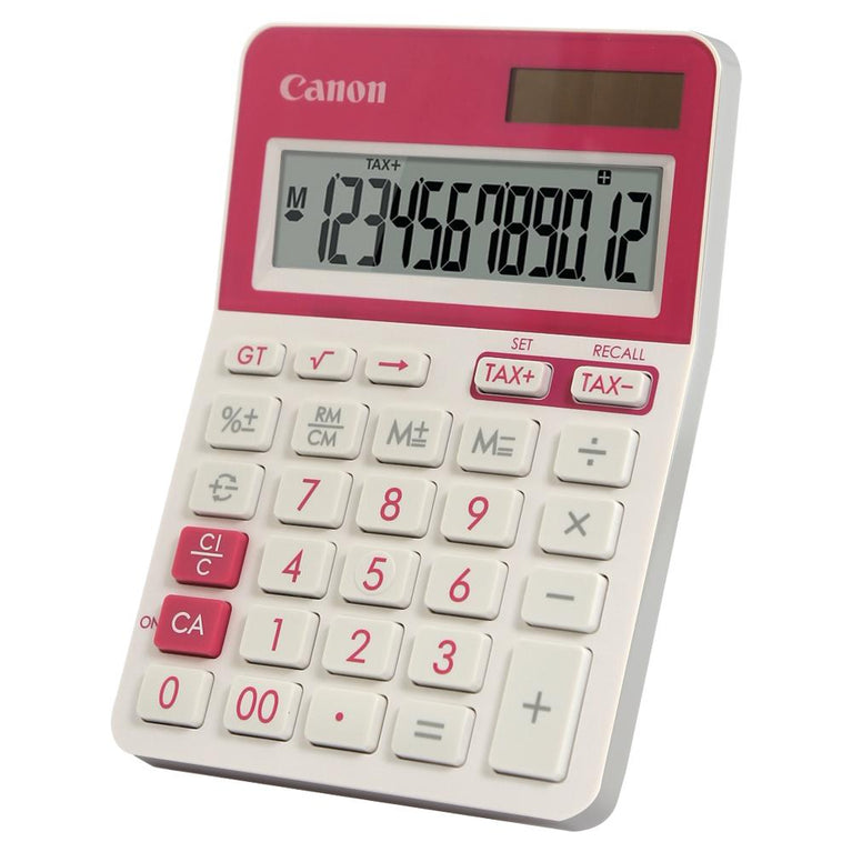 Canon LS-123T Desktop Calculator (Pink)