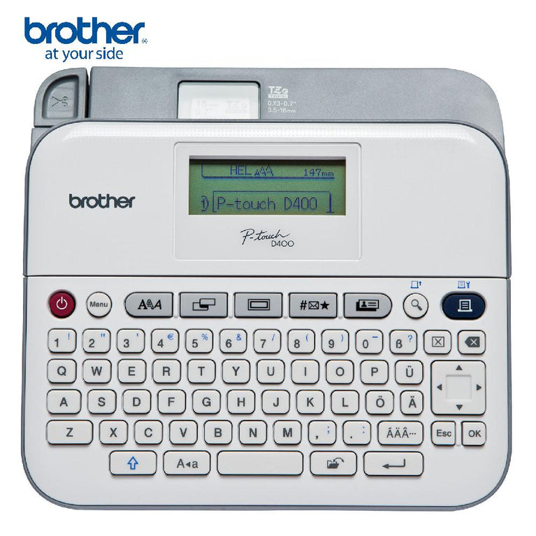 Brother PT D400AD Easy-to-use Label Maker with Free Brother TZE Tape