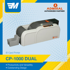 Admiral CP-1000 DUAL SIDED Card Printer with FREE Print home Wireless Photo Printer