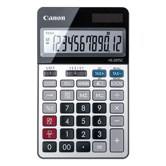 Canon HS-20TSC 12-digits Semi-Desktop Calculator