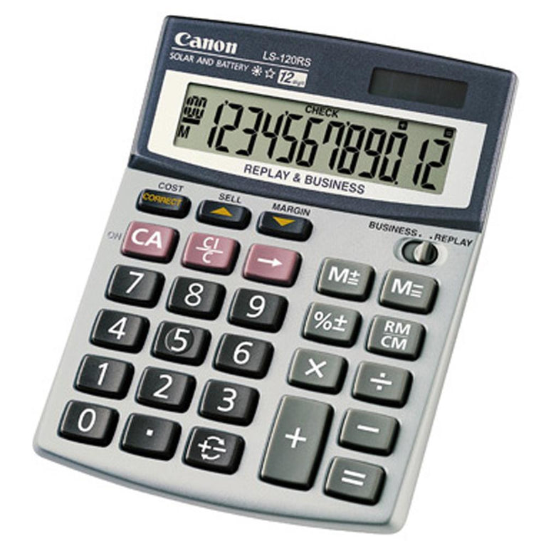 Canon LS-120RS-S Desktop Calculator (12 digits)