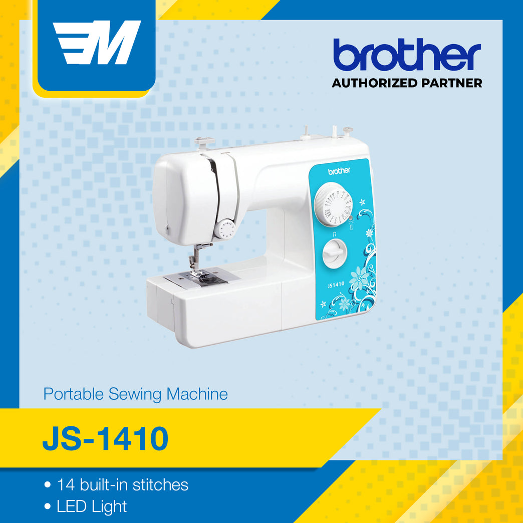 Brother JS-1410 Sewing Machine with LED lighting and built-in stitches