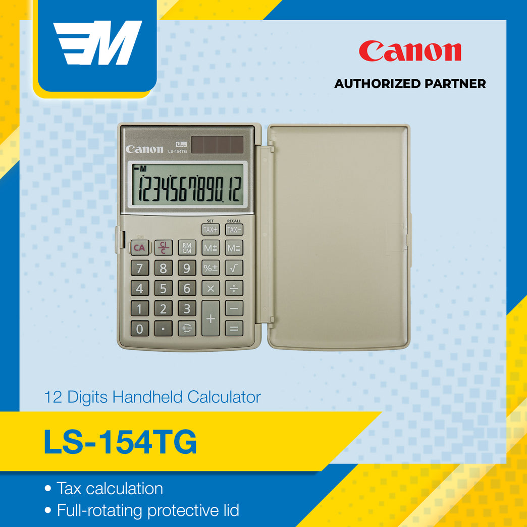 Canon LS-154TG Handheld Calculator (12 digits)