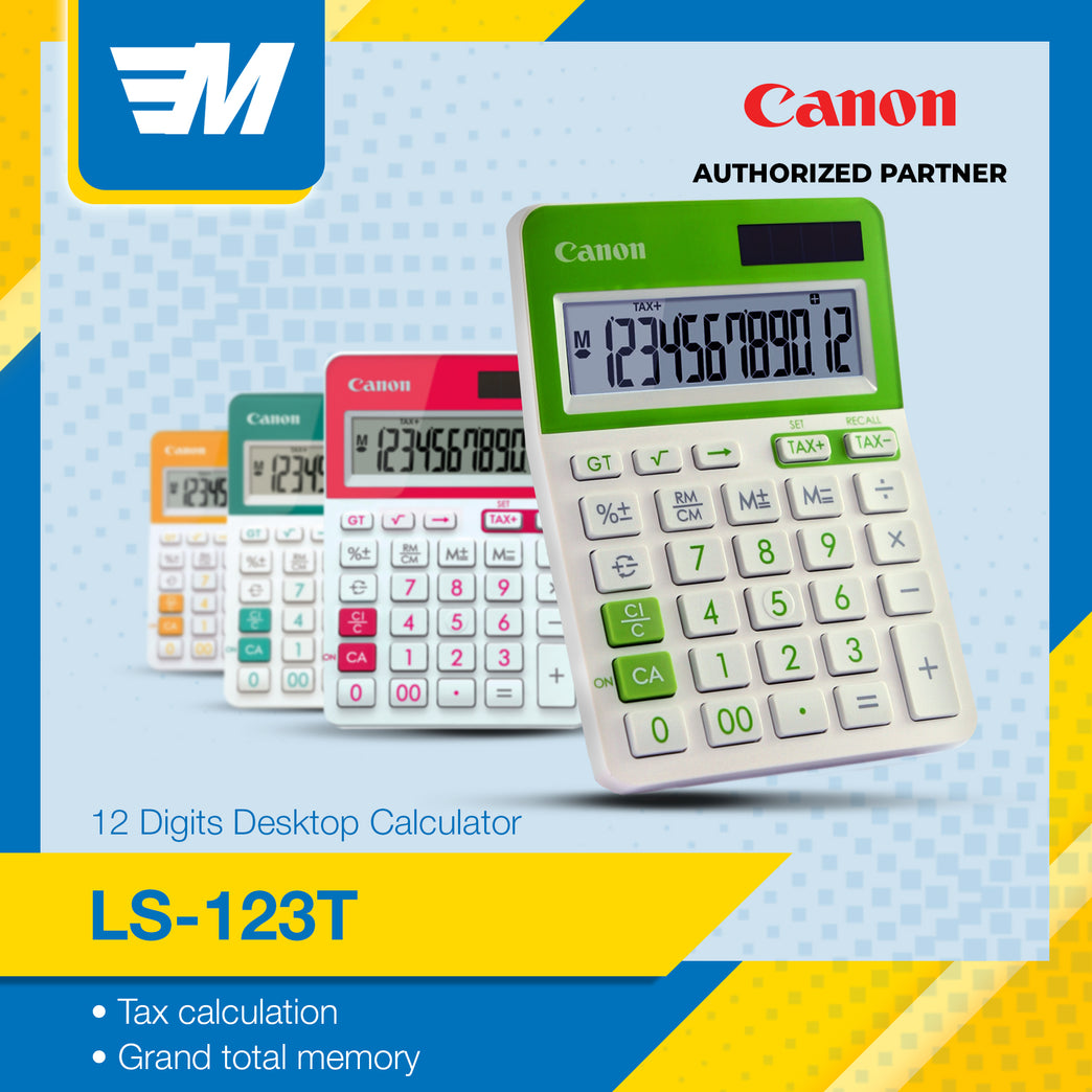 Canon LS-123T 12-digits Desktop Calculators