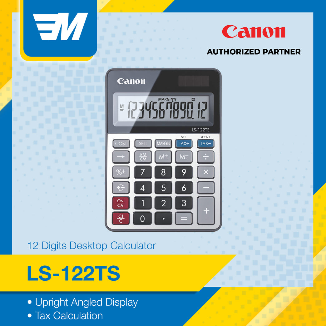 Canon LS-122TS 12-digits Desktop Calculator