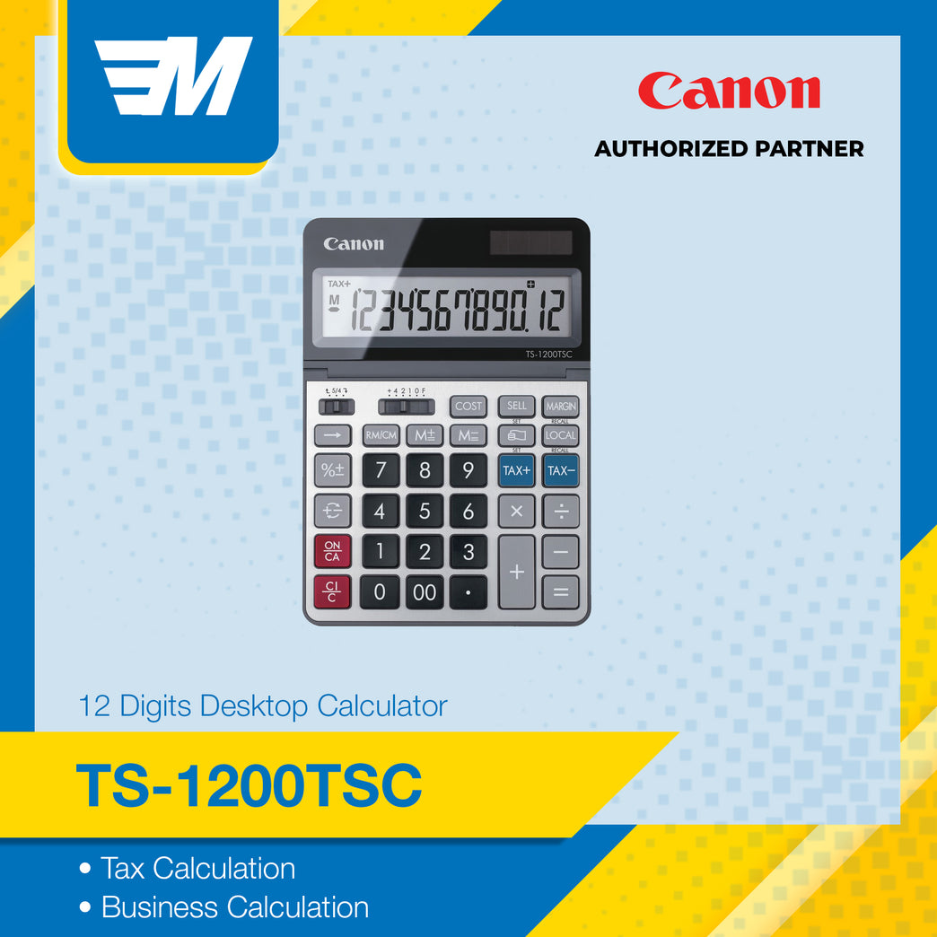 Canon TS-1200TSC 12-digits Desktop Calculator