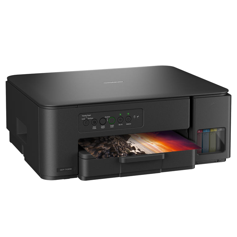 Brother InkBenefit Tank Series DCP-T430W 3-in-1 Continuous Color Inkjet Printer with Wireless Printing