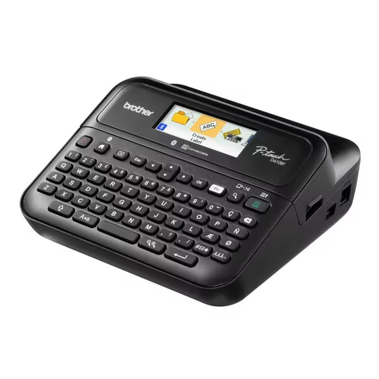 Brother PT-D610BT Label Printer Desktop Bluetooth and PC Connectable Label Printer