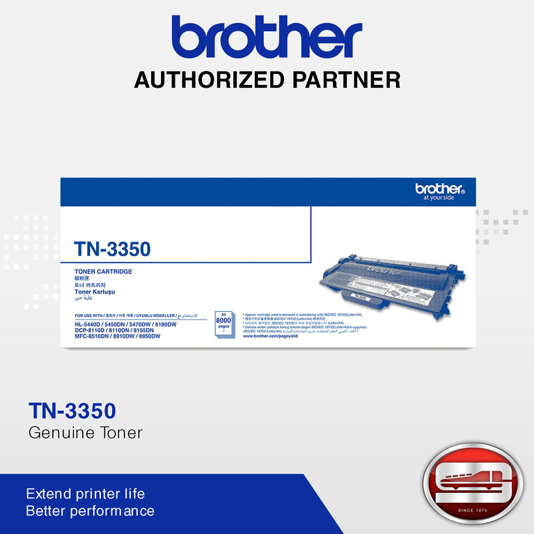 Brother TN-3350 ASA Printer Toner Cartridge ORIGINAL