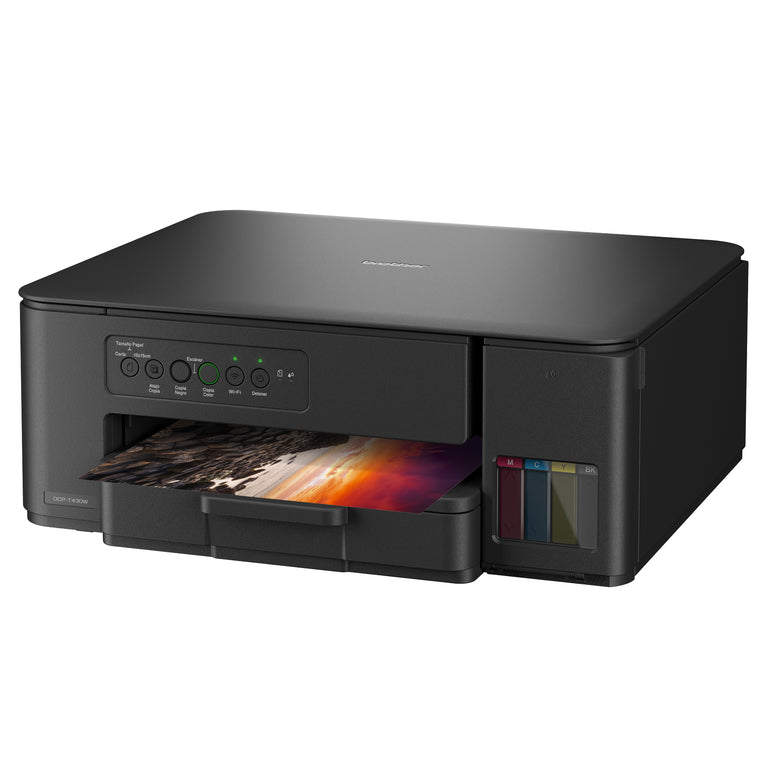 Brother InkBenefit Tank Series DCP-T430W 3-in-1 Continuous Color Inkjet Printer with Wireless Printing