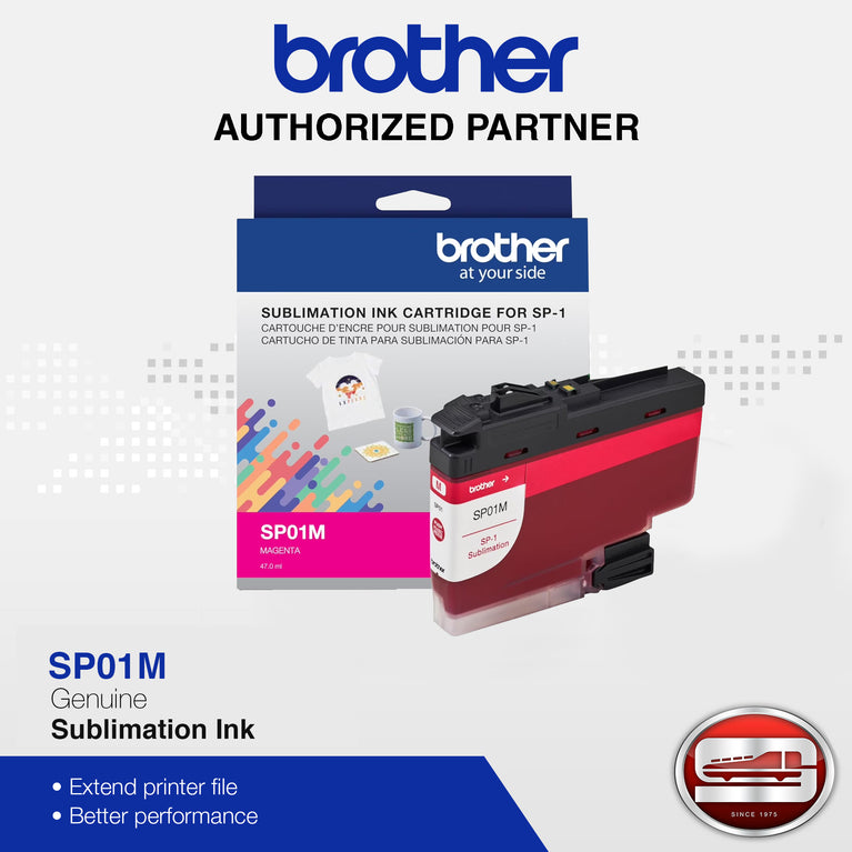 Brother Genuine Sublimation Ink Cartridge Set SP01 CMYK