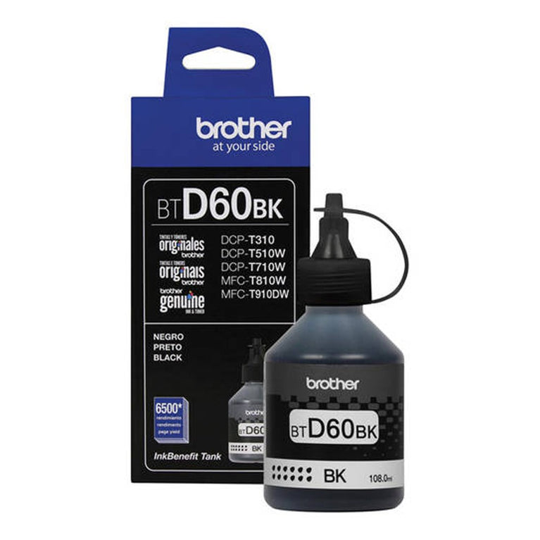Brother Ink BT5000C/M/Y & BTD60BK SET (100% Original)