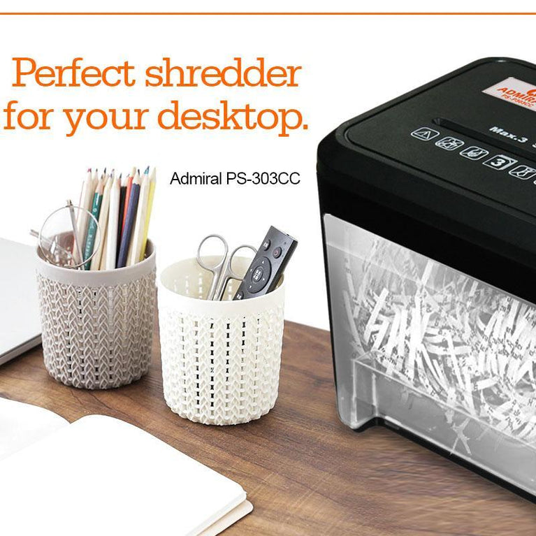 Admiral PS-P303CC Cross Cut Paper Shredder