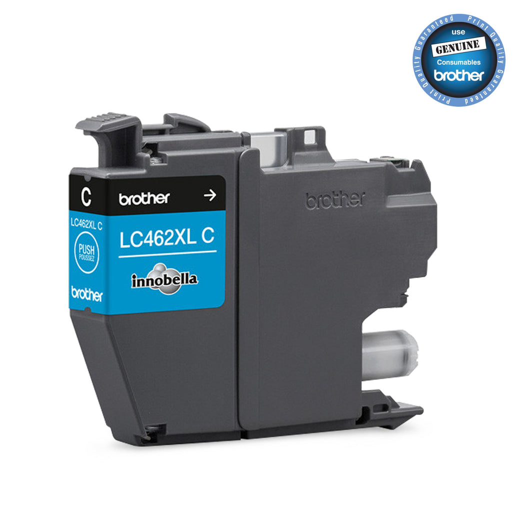 Brother LC-462XLC Cyan Genuine Ink Cartridge (1,500 page yield)