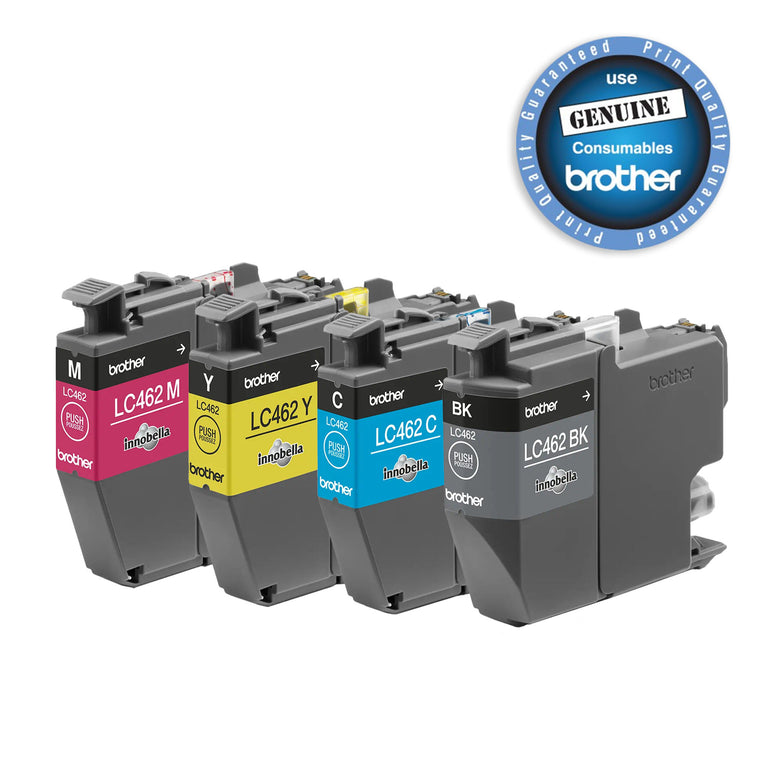 Brother LC-462C Cyan Genuine Ink Cartridge (550 page yield)