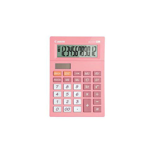 Canon AS-120V PK Pink 12 Digits Desktop Calculator