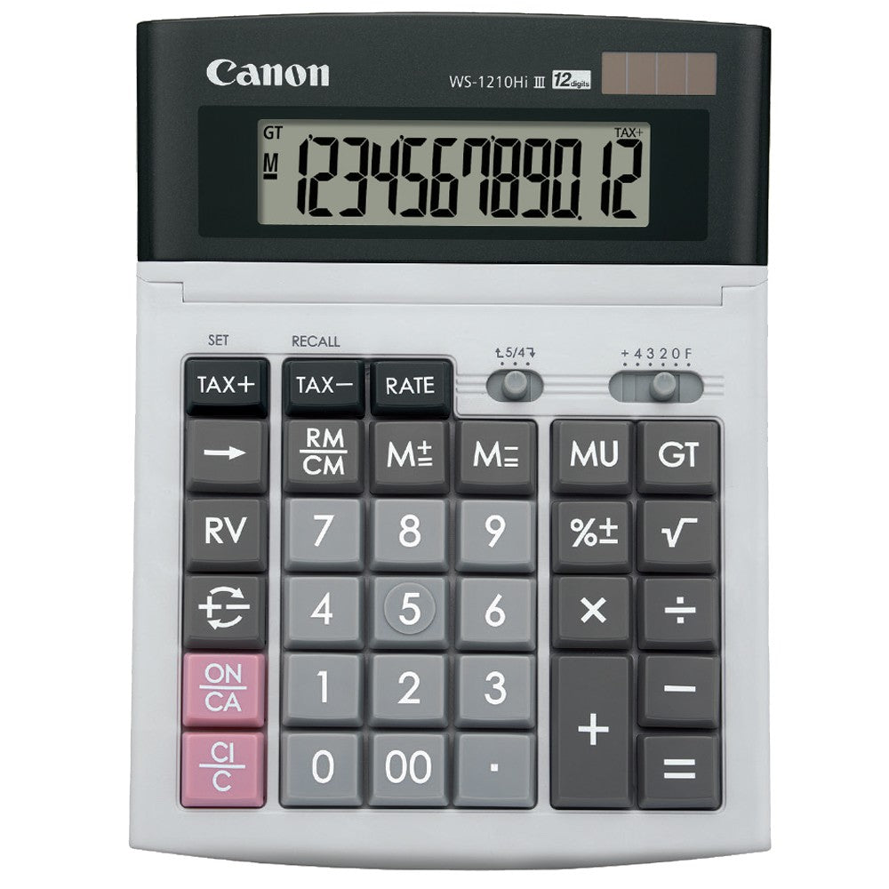 Canon WS-1210Hi III Desktop Calculator 12 Digits