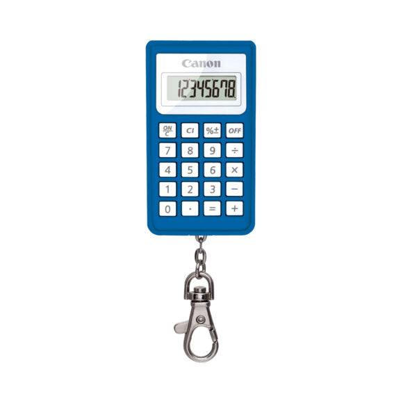 Canon KC-30 BLUE 8 Digits Keychain Calculator