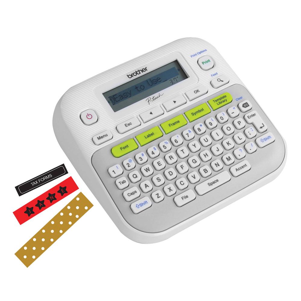 Brother PT-D210 Label Printer All-new Standalone Easy-to-Use Label Maker for Personal Purposes of Hobby and Home Use