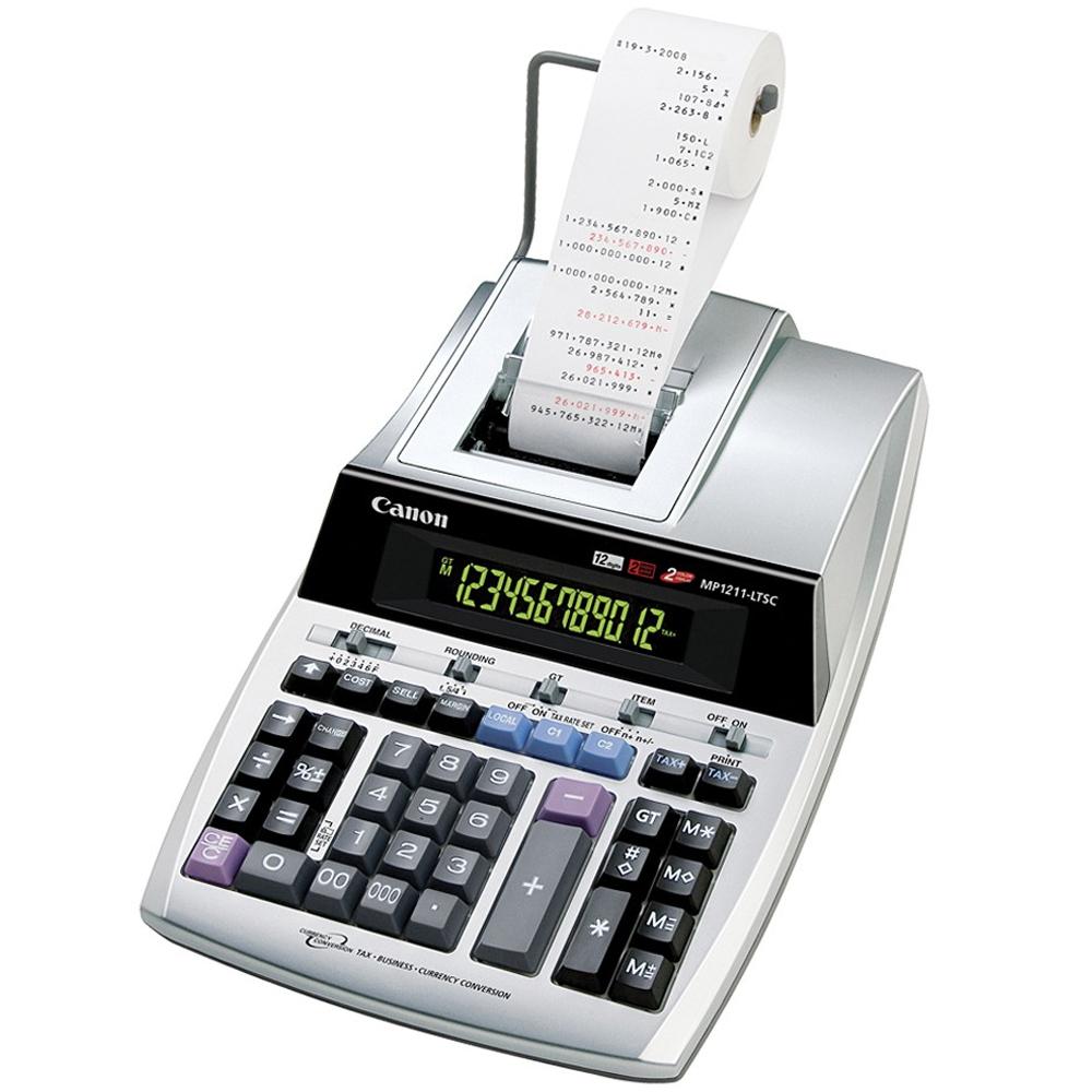 Canon MP1211-LTSC Printing Calculator Silver