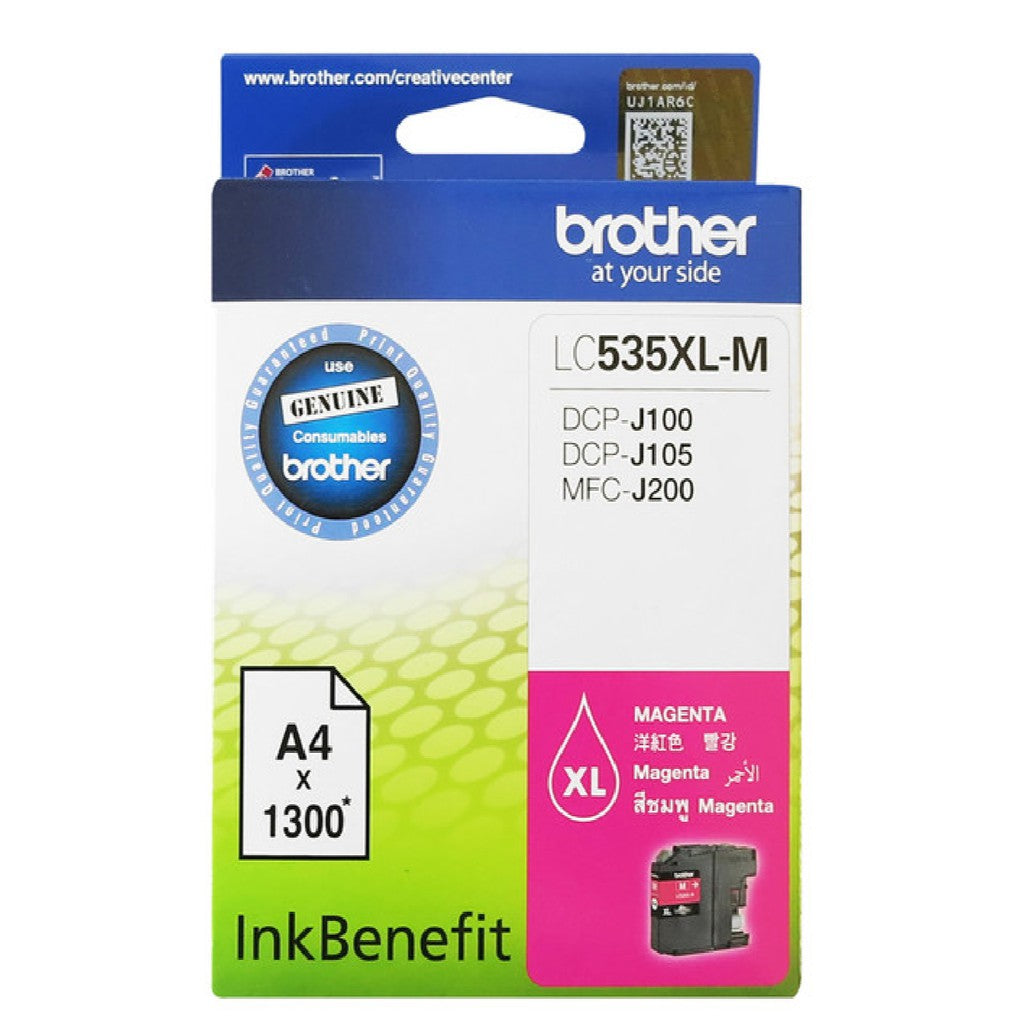 Brother Colour Inkjet Multi-Function LC-535XL (Magenta) ORIGINAL