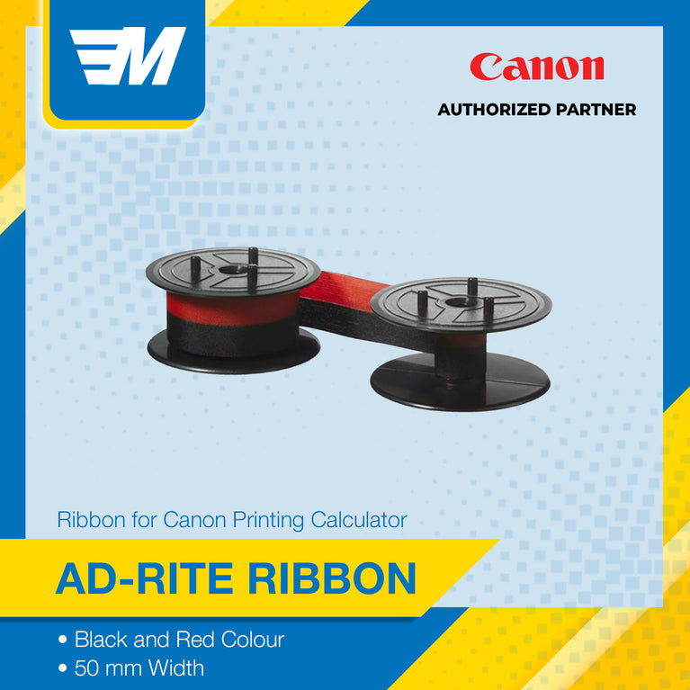Canon Ad-Rite Ribbon for Canon Printing Calculator (MP-1411LTSC, MP-1200 FTS, MP-1211 LTSC)