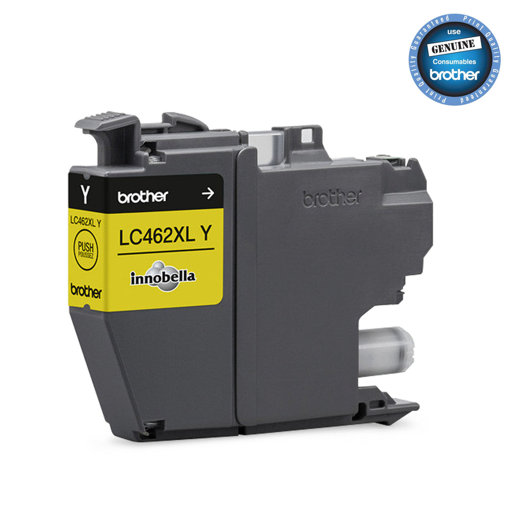 Brother LC-462XLY Yellow Genuine Ink Cartridge (1,500 page yield)