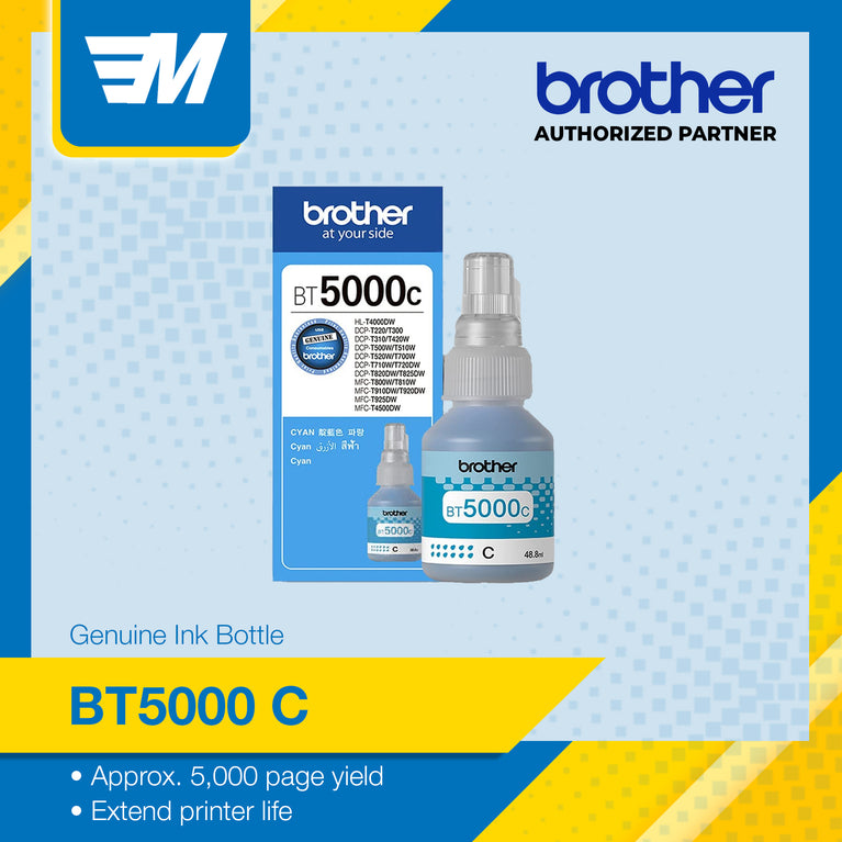 Brother Ink BT5000C CYAN Original