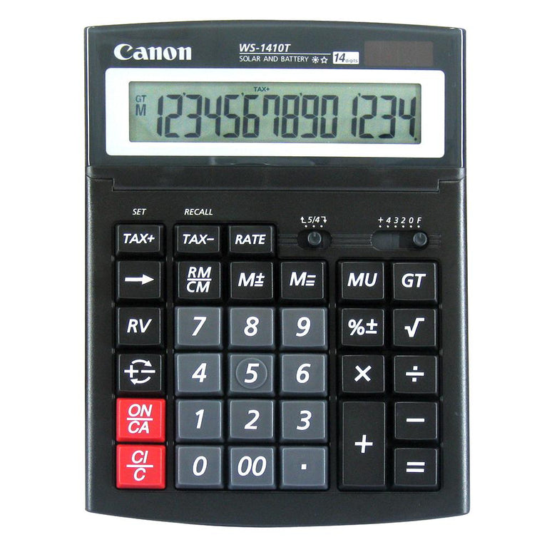 Canon WS-1410T Desktop Calculator (14 digits)