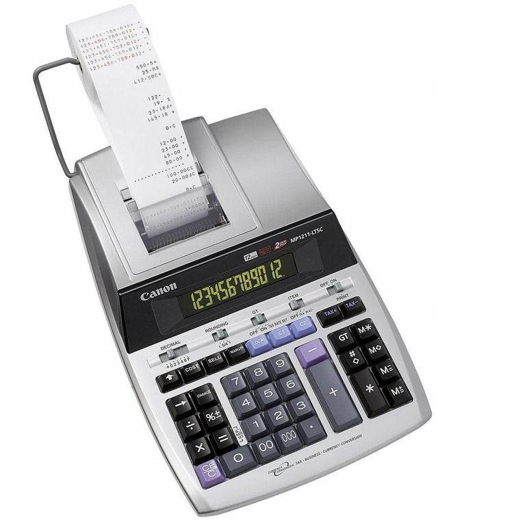 Canon MP1211-LTSC Printing Calculator Silver