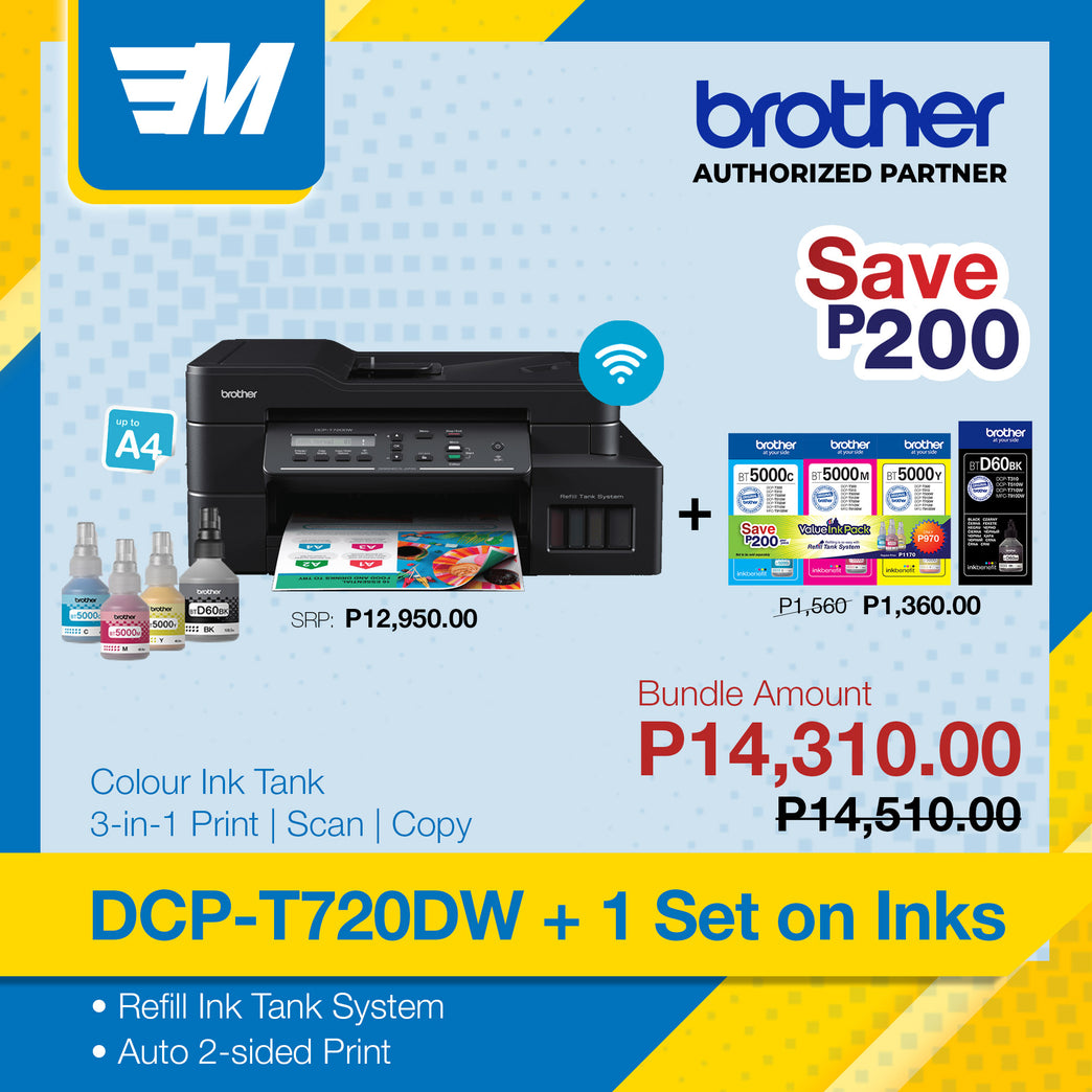 Brother DCP-T720DW Ink Tank Printer