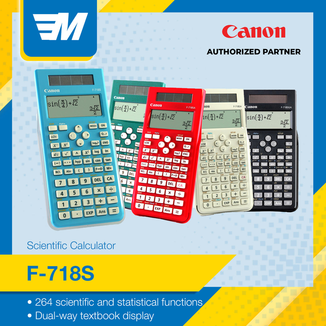 Canon F-718S Series Scientific Calculator