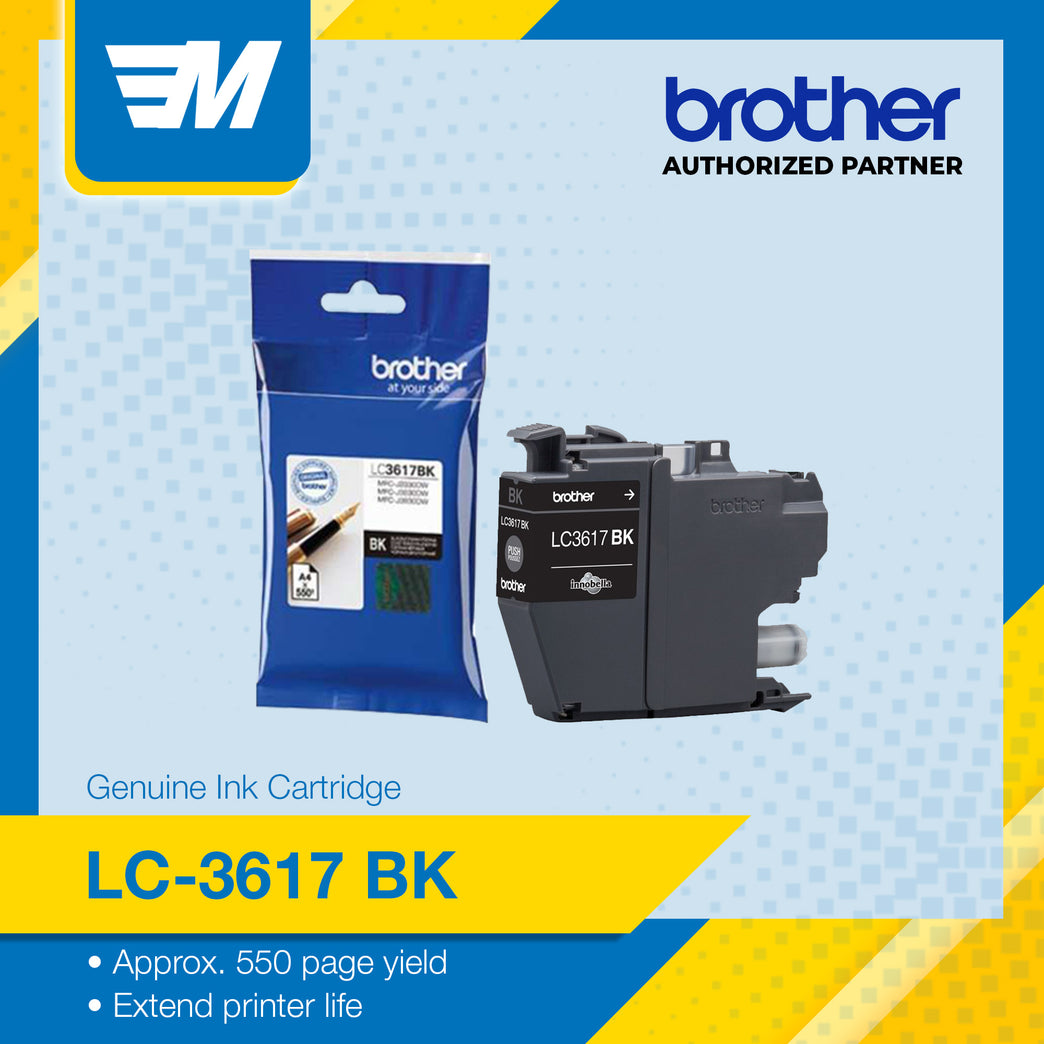 Brother Colour Inkjet Multi-Function LC3617BK (Black) Original