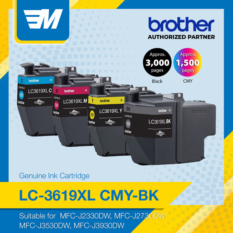 Brother LC3619XL CMYK Ultra High Yield Inkjet Multi-Function Original